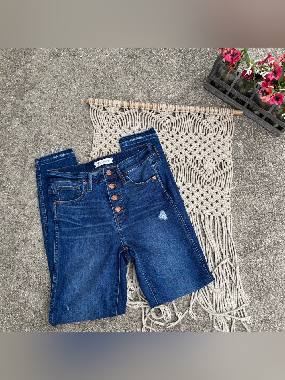Madewell High Rise Skinny Jeans Size 26